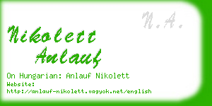 nikolett anlauf business card